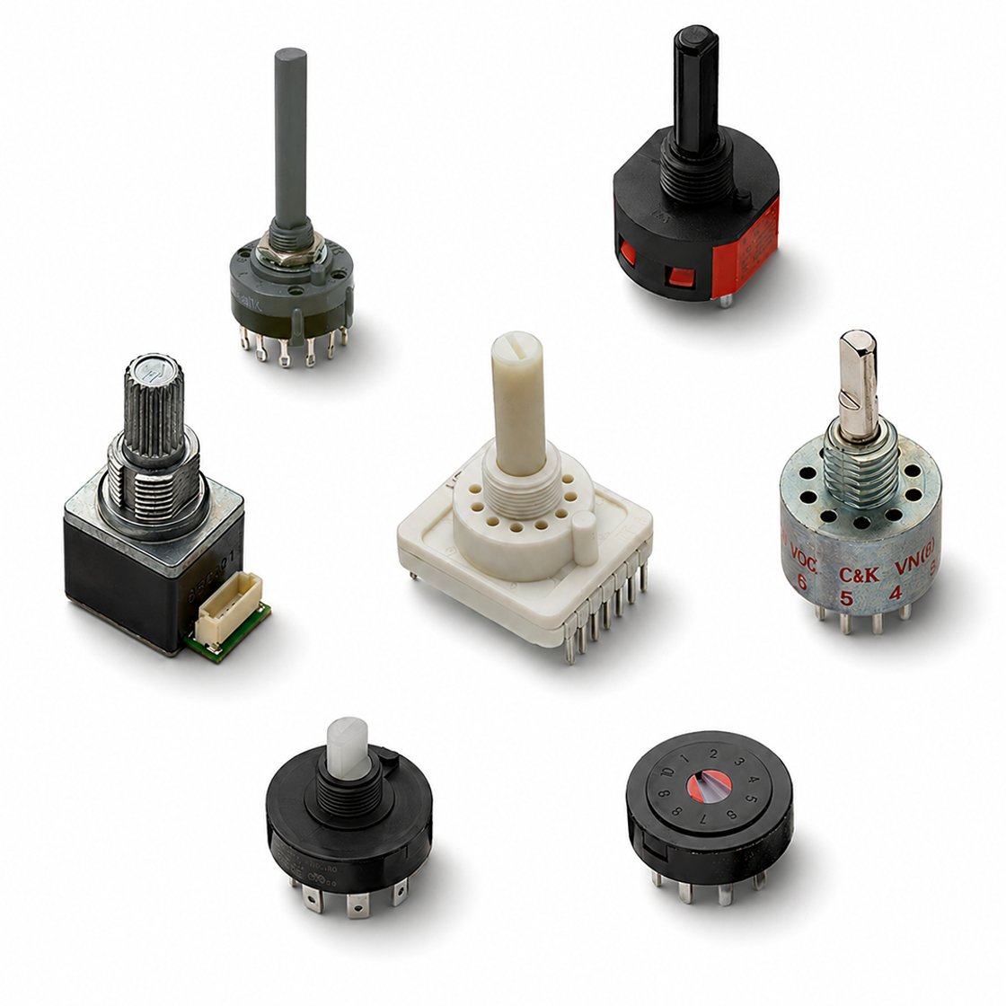 PCB Rotary Anahtarlar